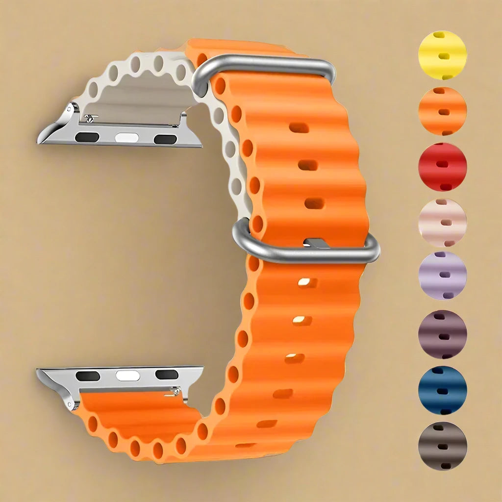 Ocean Silicone Strap for Apple Watch Ultra