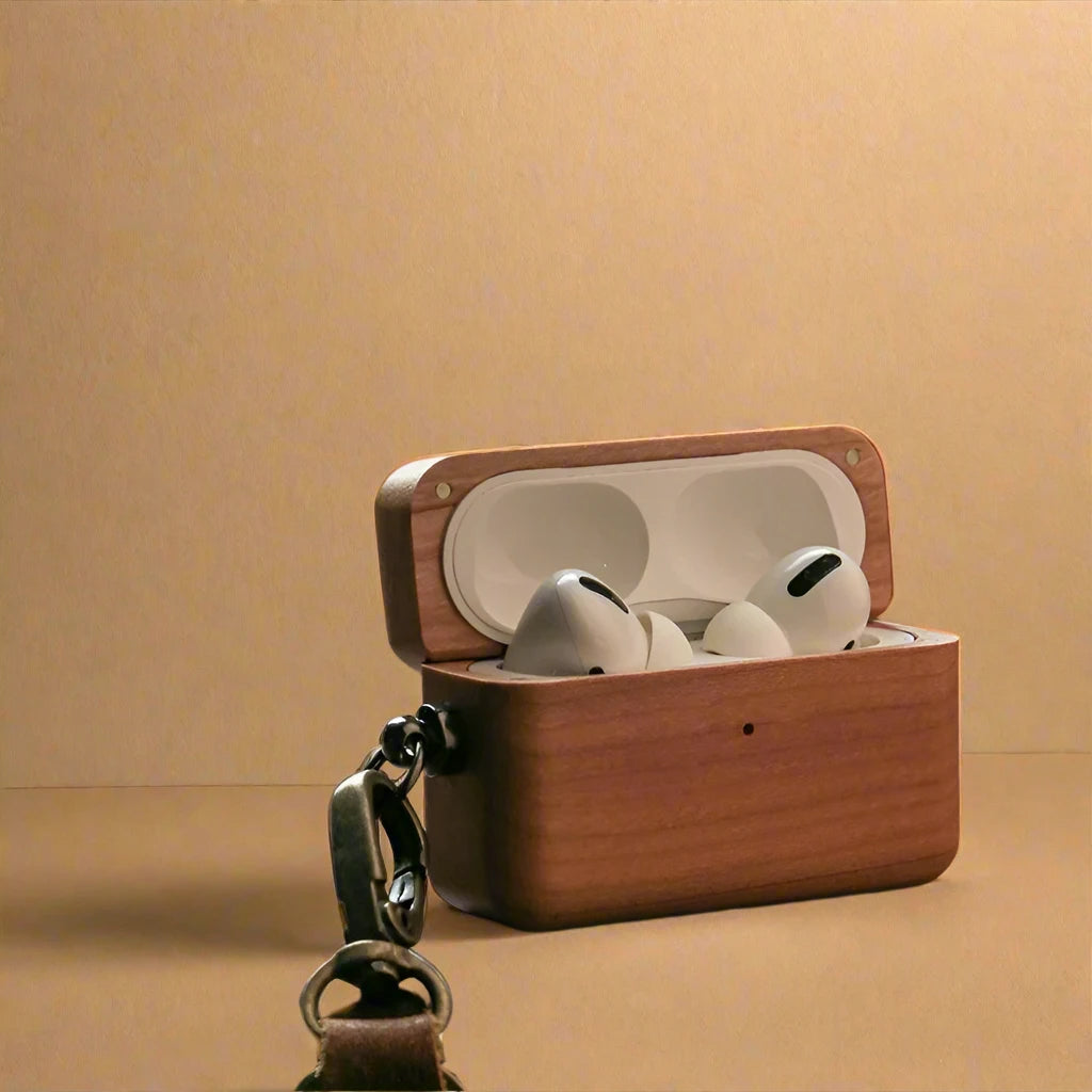 Luxury Solid Wood Earphone Case